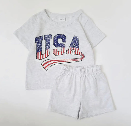 USA short set