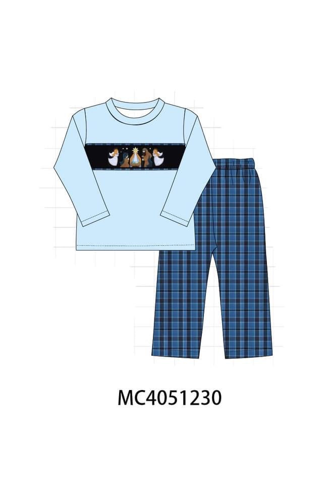 O holy night boys pant set