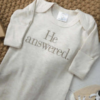He answered newborn romper