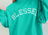 Mock neck BLESSED pullover