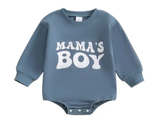 Blue mamas boy bubble