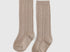 Oatmeal fancy socks