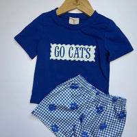 Go cats boys short set