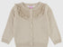 Oatmeal girls ruffle sweater