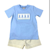 Three sisters bunny hop boys short set