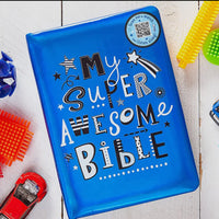 My super awesome Bible blue