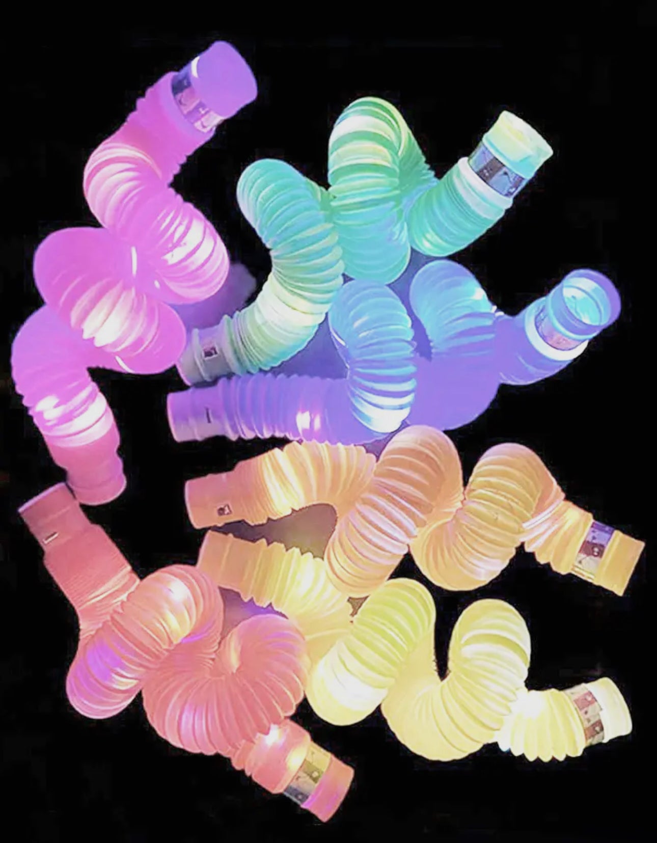 Light up stretch toy