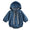 Denim hooded bubble