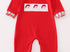 Red Santa romper
