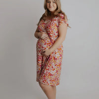 Wild child labor & delivery gown