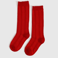 Red fancy socks