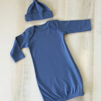 Newborn- 3M gown- INCLUDES NAME/MONOGRAM