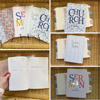 Sermon notes notebook
