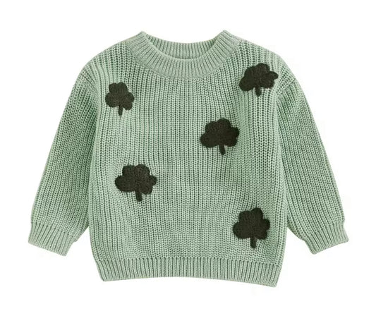 Clover knit sweater