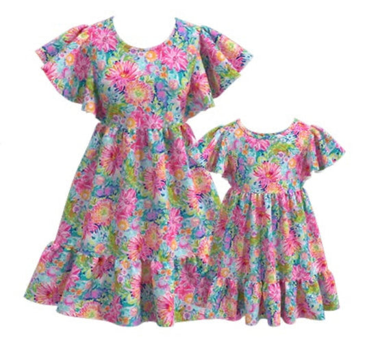Mama & mini floral dress (MINI)