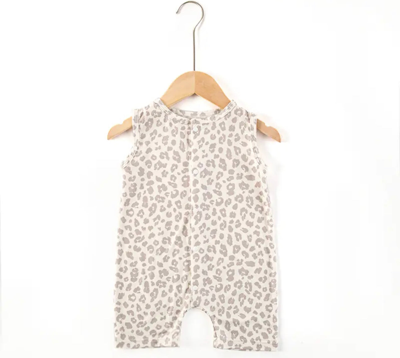 Leopard Bamboo Romper
