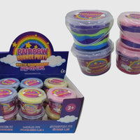 Rainbow bounce putty