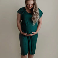 Labor Gown- Forest