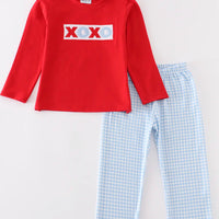 Xoxo smocked boys set