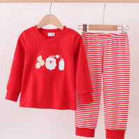 Santa milk & cookies boys set