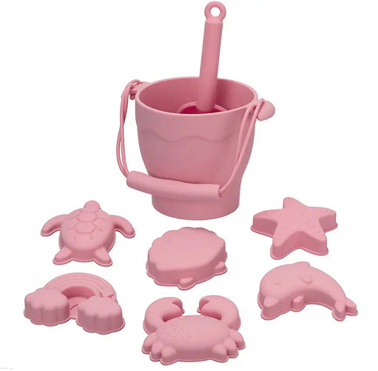 Silicone beach toy set