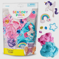 Sensory pack unicorn play set