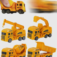 Mini construction bull back wind up vehicles