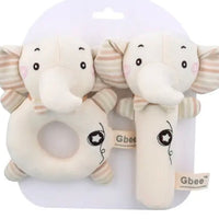 Soft baby rattles