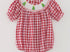 Red smocked Christmas tree bubble
