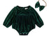 Green velvet bubble