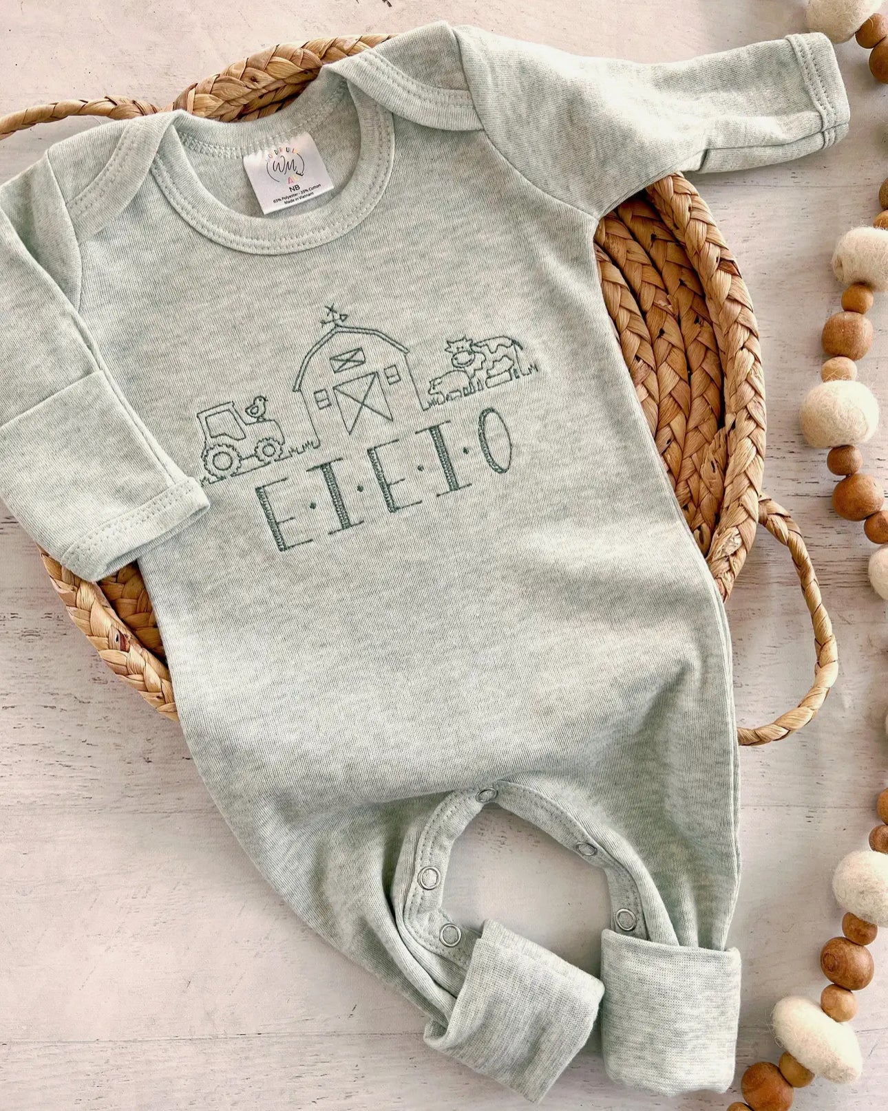 EIEIO baby romper