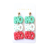 Ho Ho ho earrings