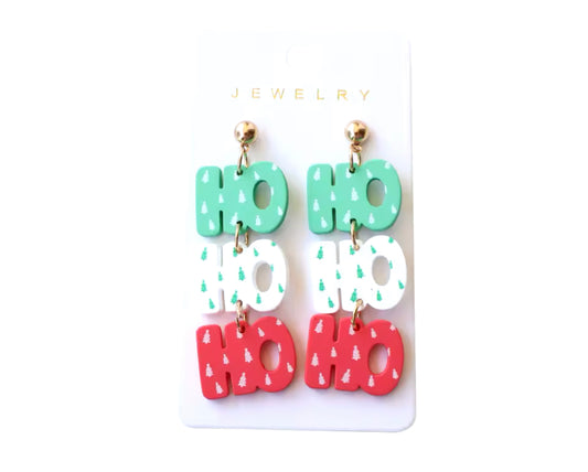 Ho Ho ho earrings