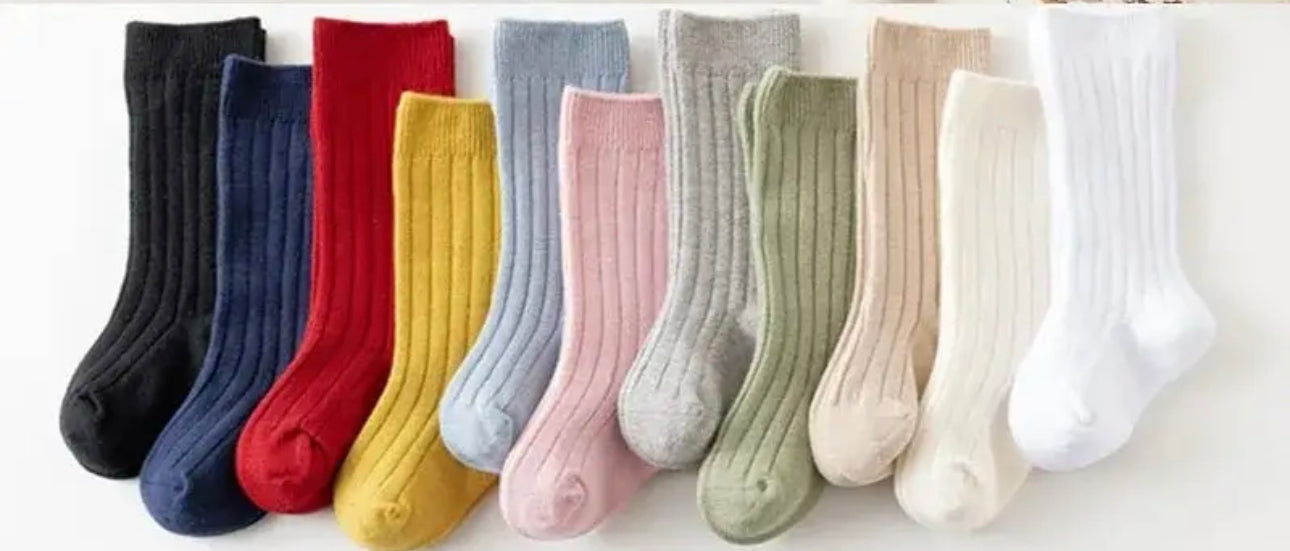 Knee stocking socks