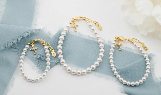 14K gold plated cross bracelet