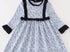 Blue floral girls dress- MAMA + ME set