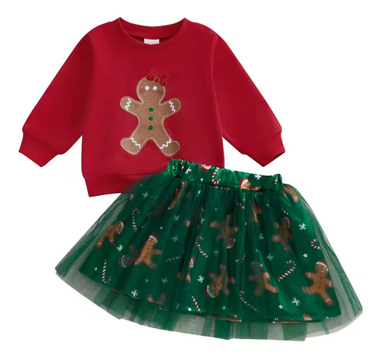 Gingerbread skirt set