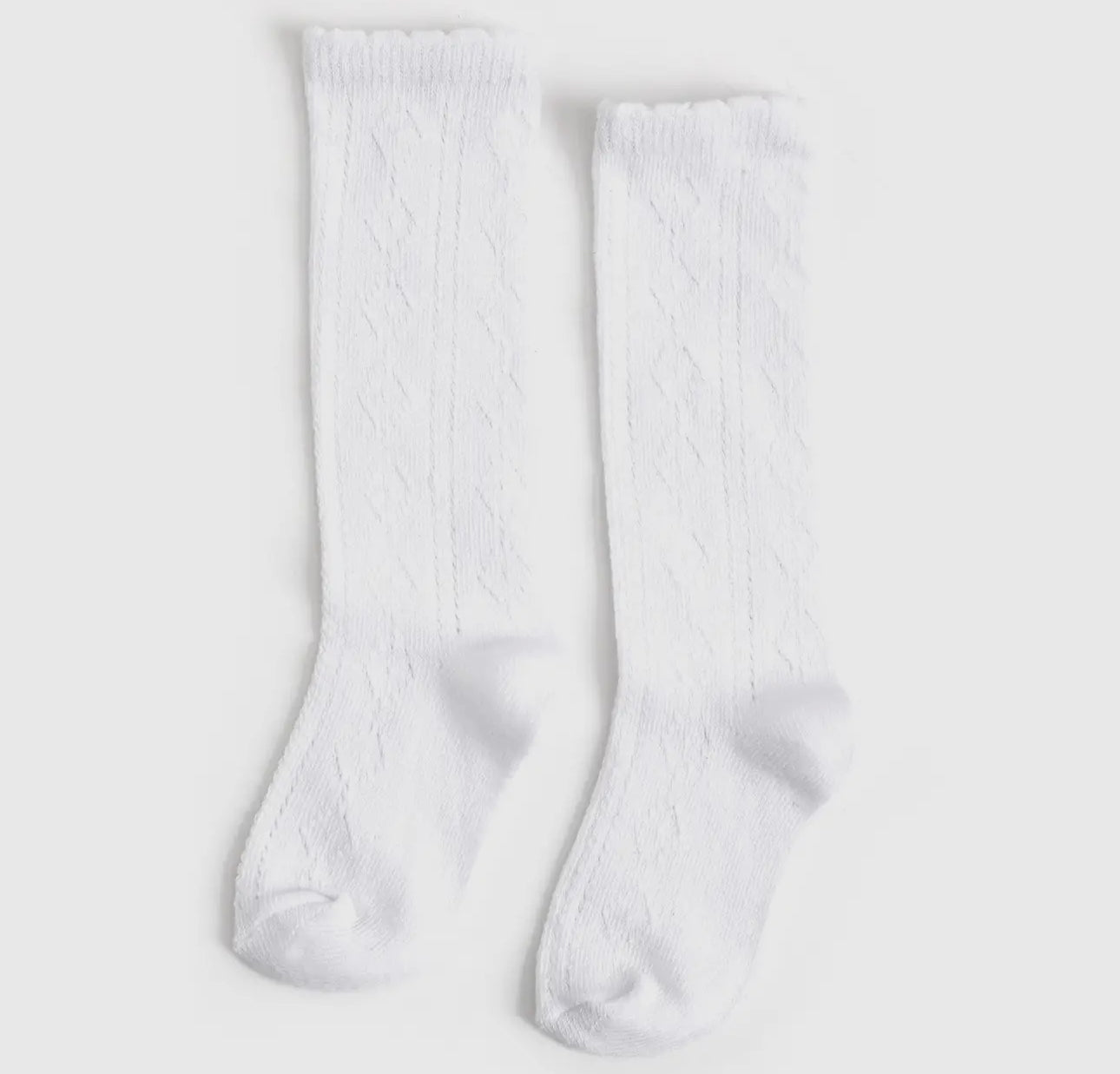 White fancy socks
