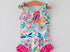 Colorful floral swimsuit