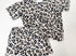 Leopard scallop short set