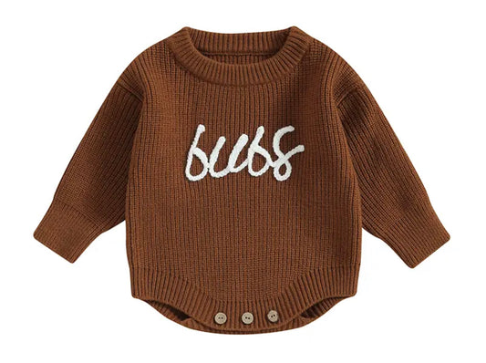 Bubs/sis sweater romper