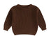 Chunky brown sweater