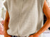 Oatmeal Cap sleeve knitted sweater