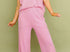 Pink short sleeve pant set