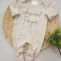 Answered prayer romper NB