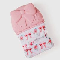 Bow teething mitts