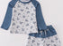 Blue anchor swimwear