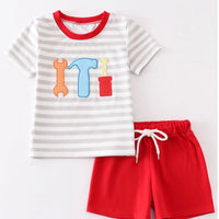 Tool appliqué boy set