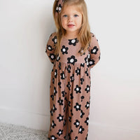Wide leg floral bamboo jumpsuit