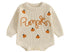 Pumpkin sweater romper